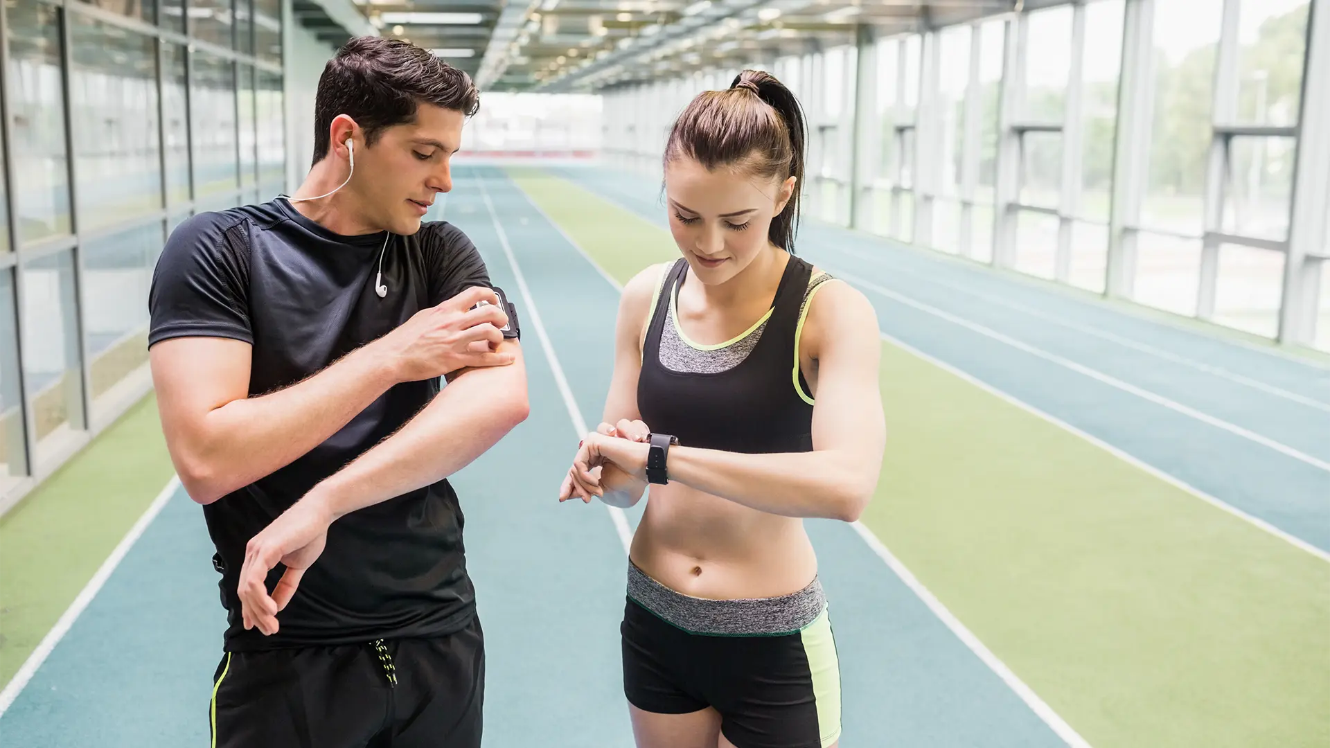 Atleti monitorano i risultati della metodologia BlueHyS applicata allo sport.